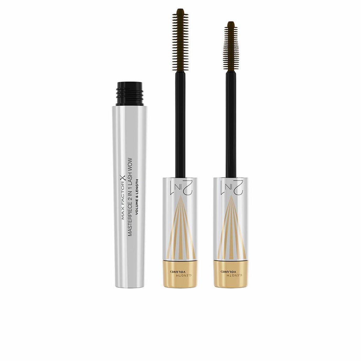 Máscara de Pestañas Max Factor Masterpiece 2 In 1 Lash Wow Negro Nº 02 Black brown 02-black brown 7 ml