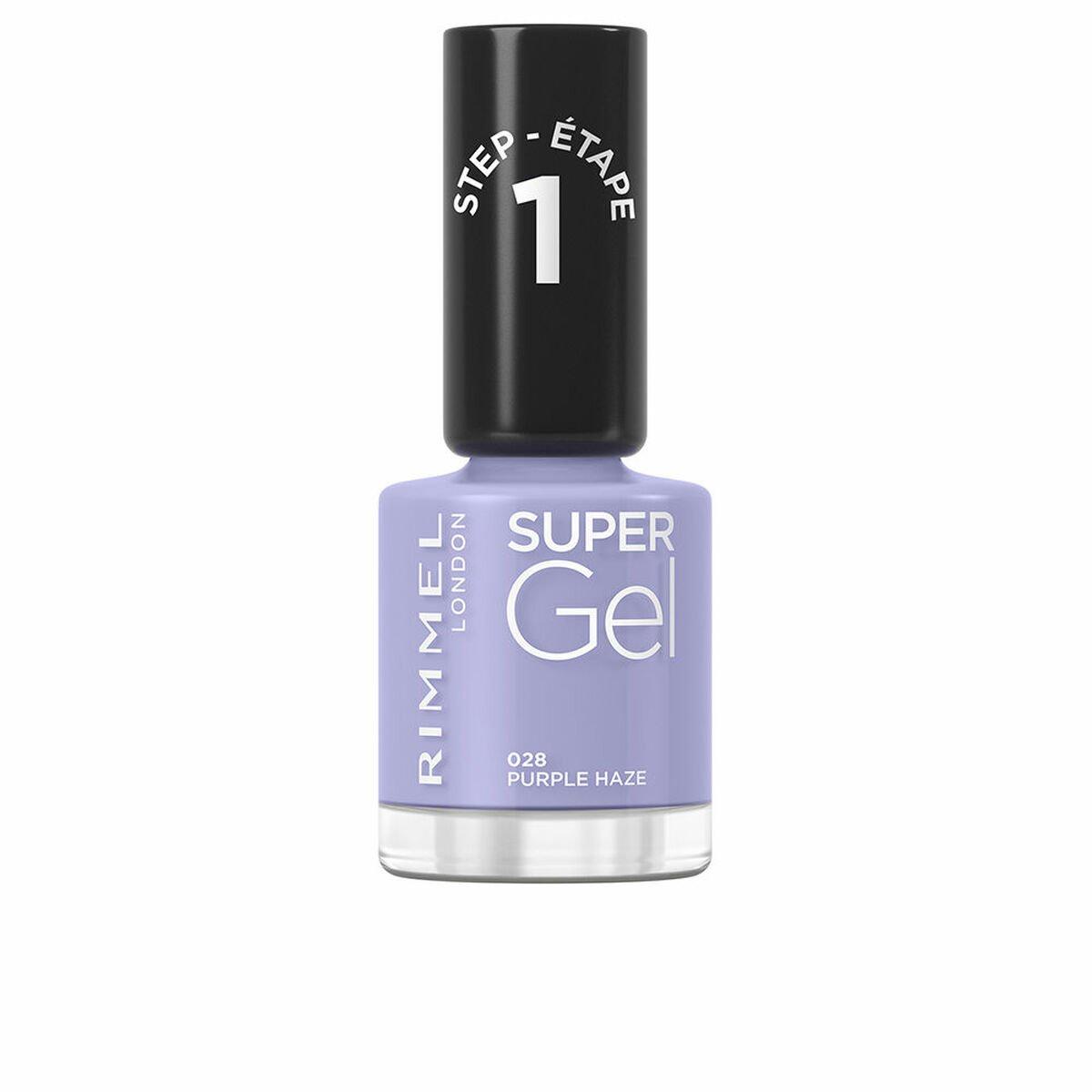 Pintaúñas Rimmel London Super Gel Nº 028 Purple haze Nº 028-Purple Haze 12 ml