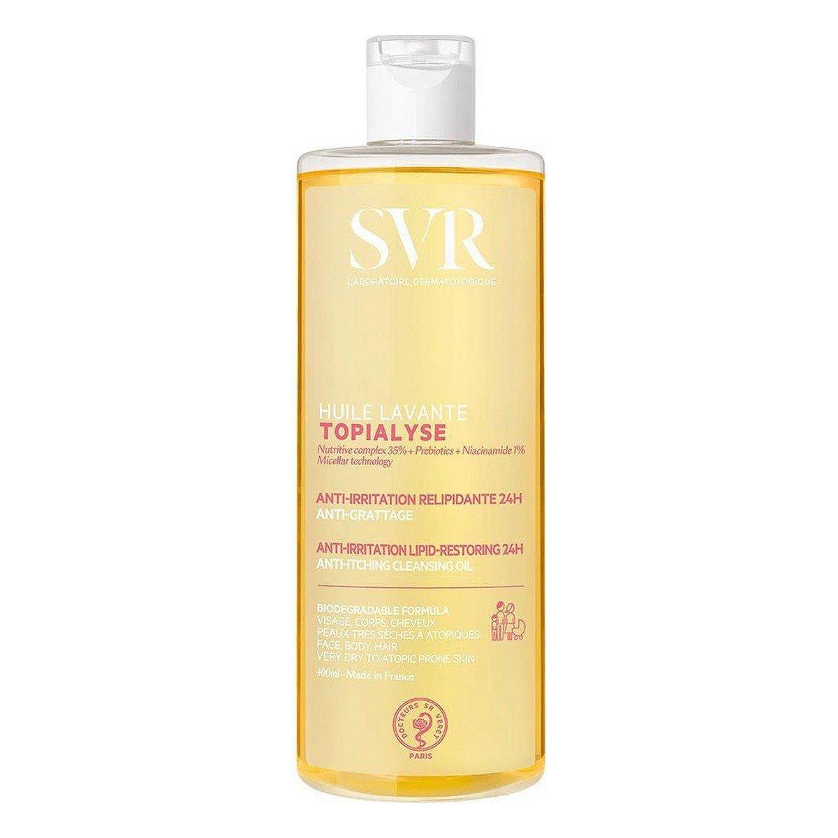 Aceite Corporal SVR Topialyse 400 ml Limpiador