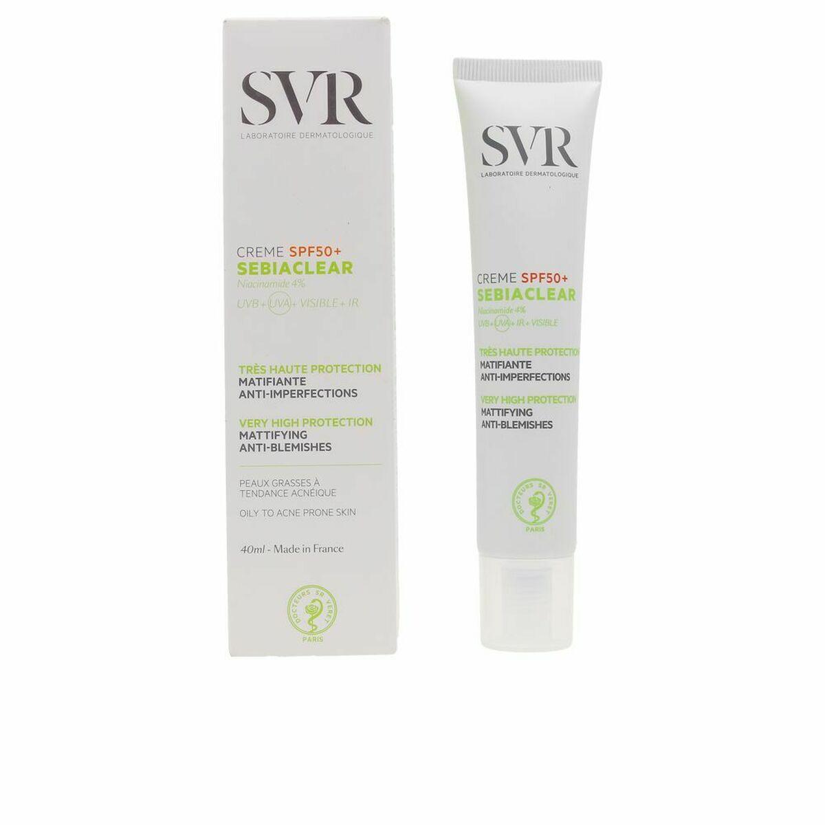 Protector Solar SVR Sebiaclear Spf 50 40 ml Anti-imperfecciones Seborregulador