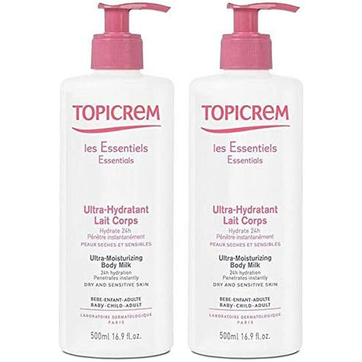 Leche Hidratante Corporal Topicrem 500 ml 500 ml x 2
