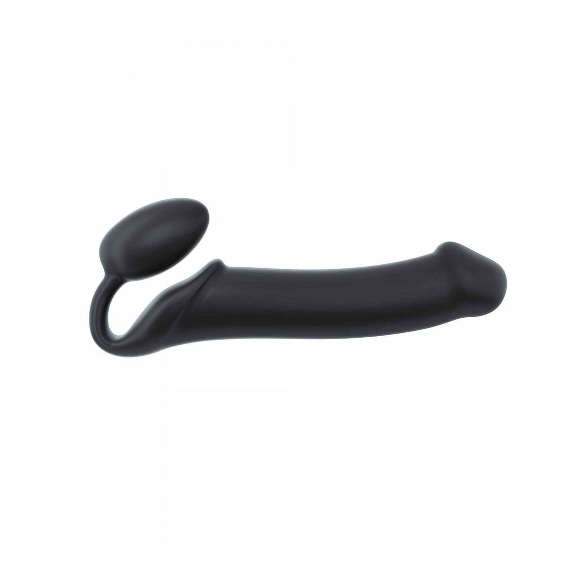 Consolador de Doble Penetración Strap-on-me Semi-Realistic Negro XL