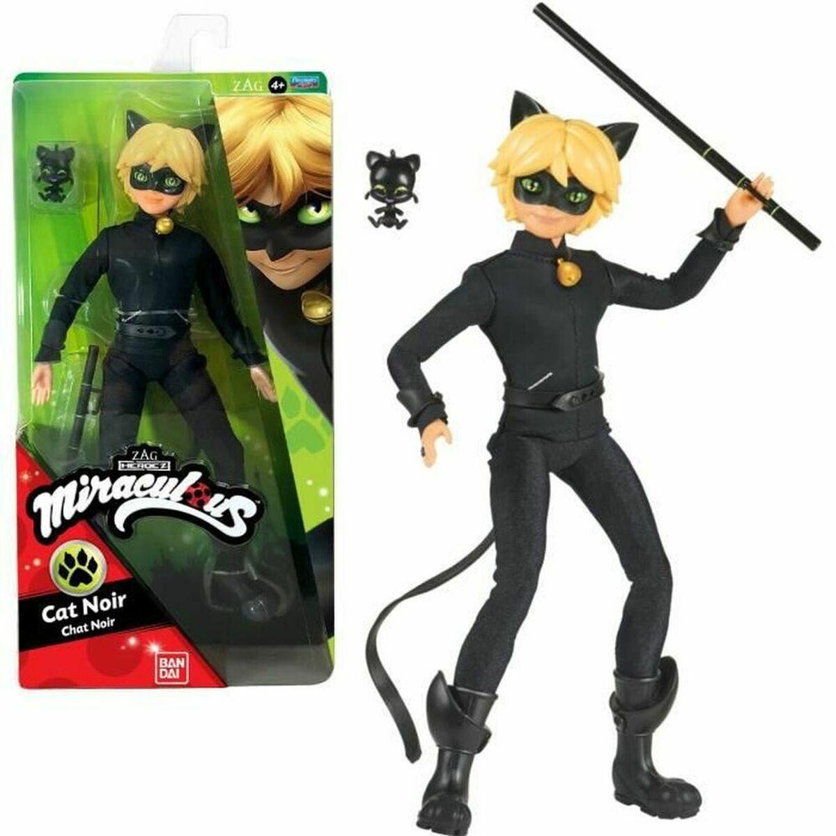 Muñeca Bandai Miraculous Ladybug Cat Noir 26 cm
