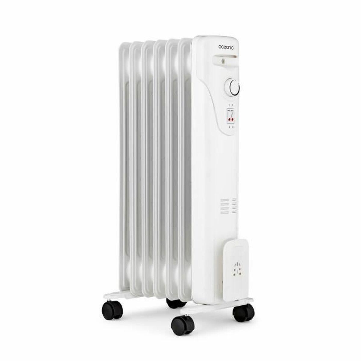 Radiador de Aceite (7 cuerpos) Oceanic Blanco 1500 W