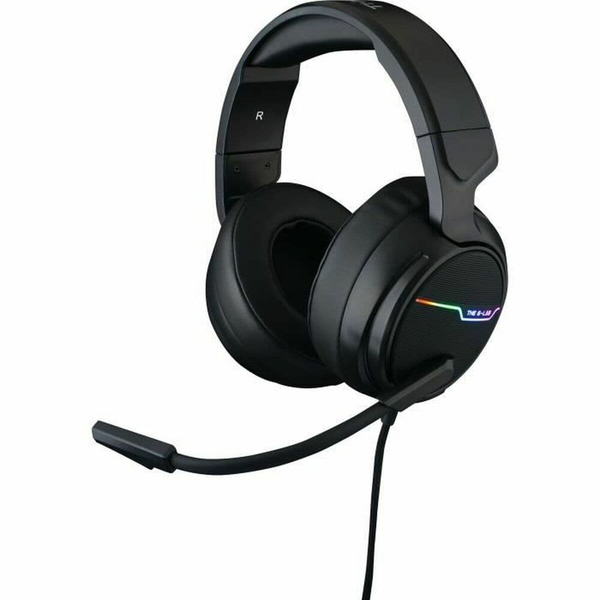 Auriculares con Micrófono The G-Lab Korp Thallium Negro