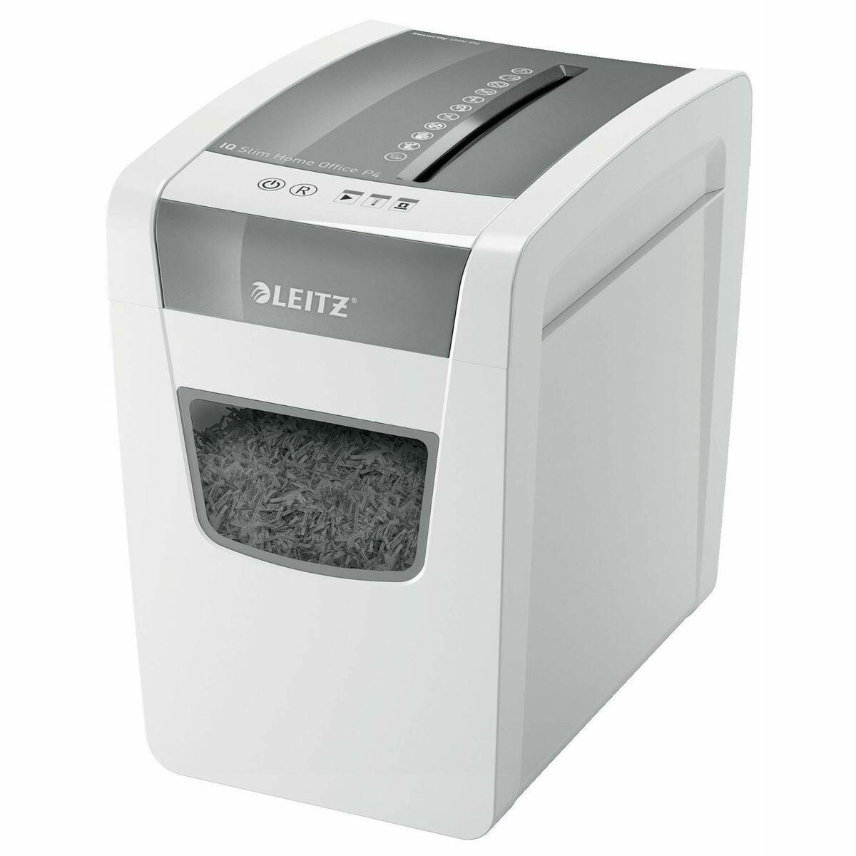 Trituradora de Papel Leitz IQ Slim Office P-4 10 Hojas