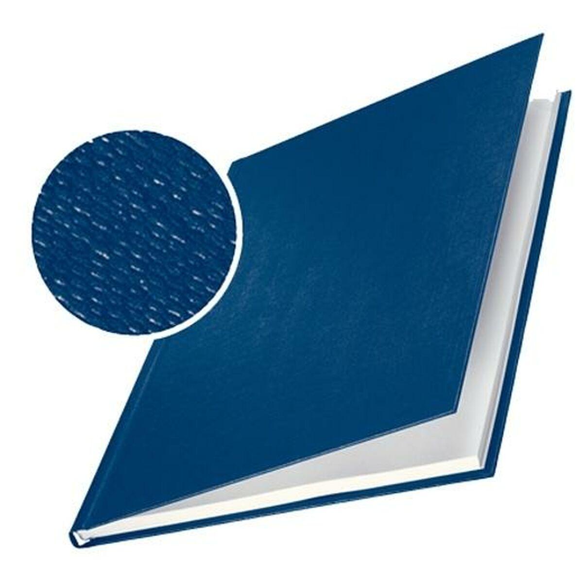 Portadas de encuadernación Leitz impressBIND Azul A4 Lino Cartón