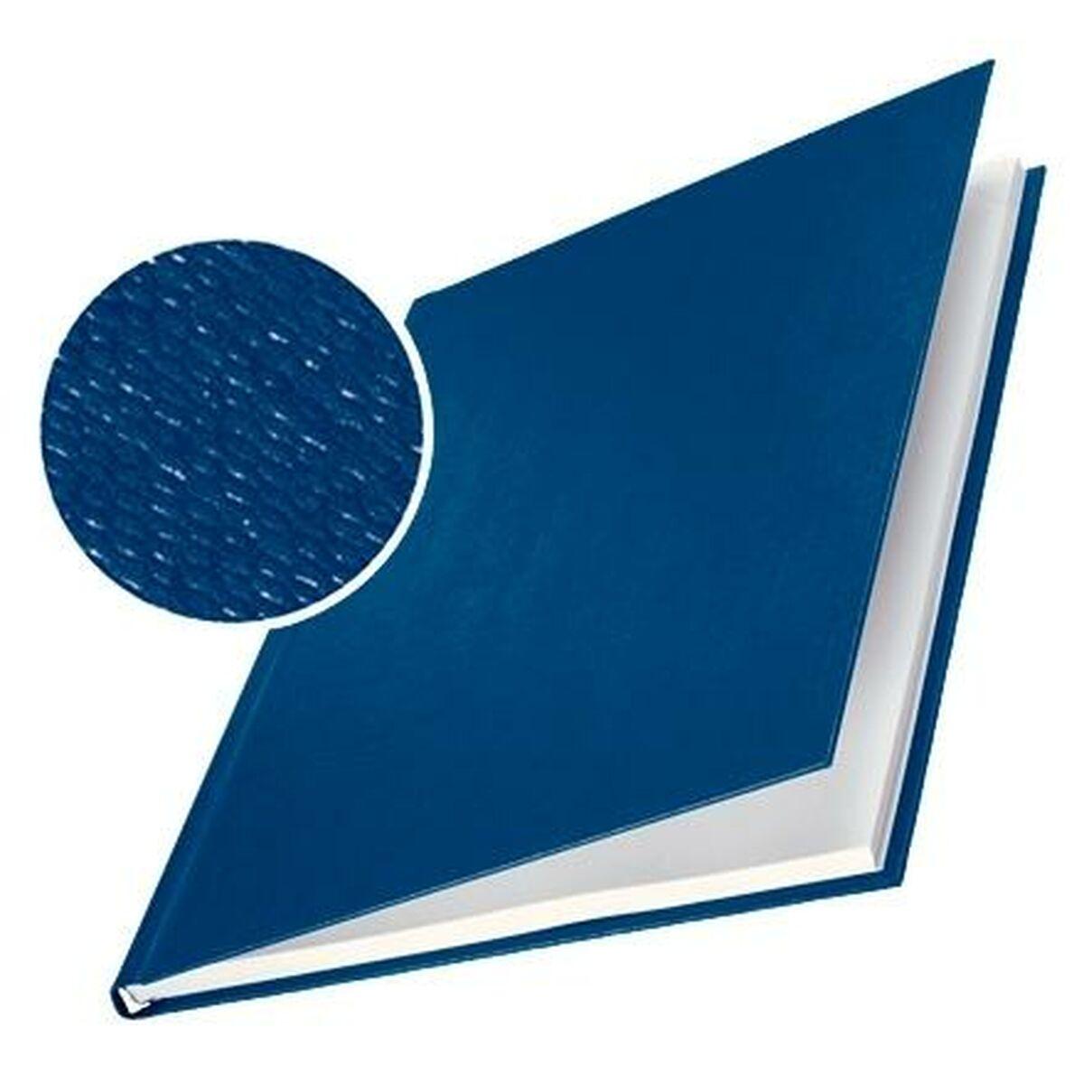 Portadas de encuadernación Leitz Hard Cover Azul A4 Lino (10 Unidades)
