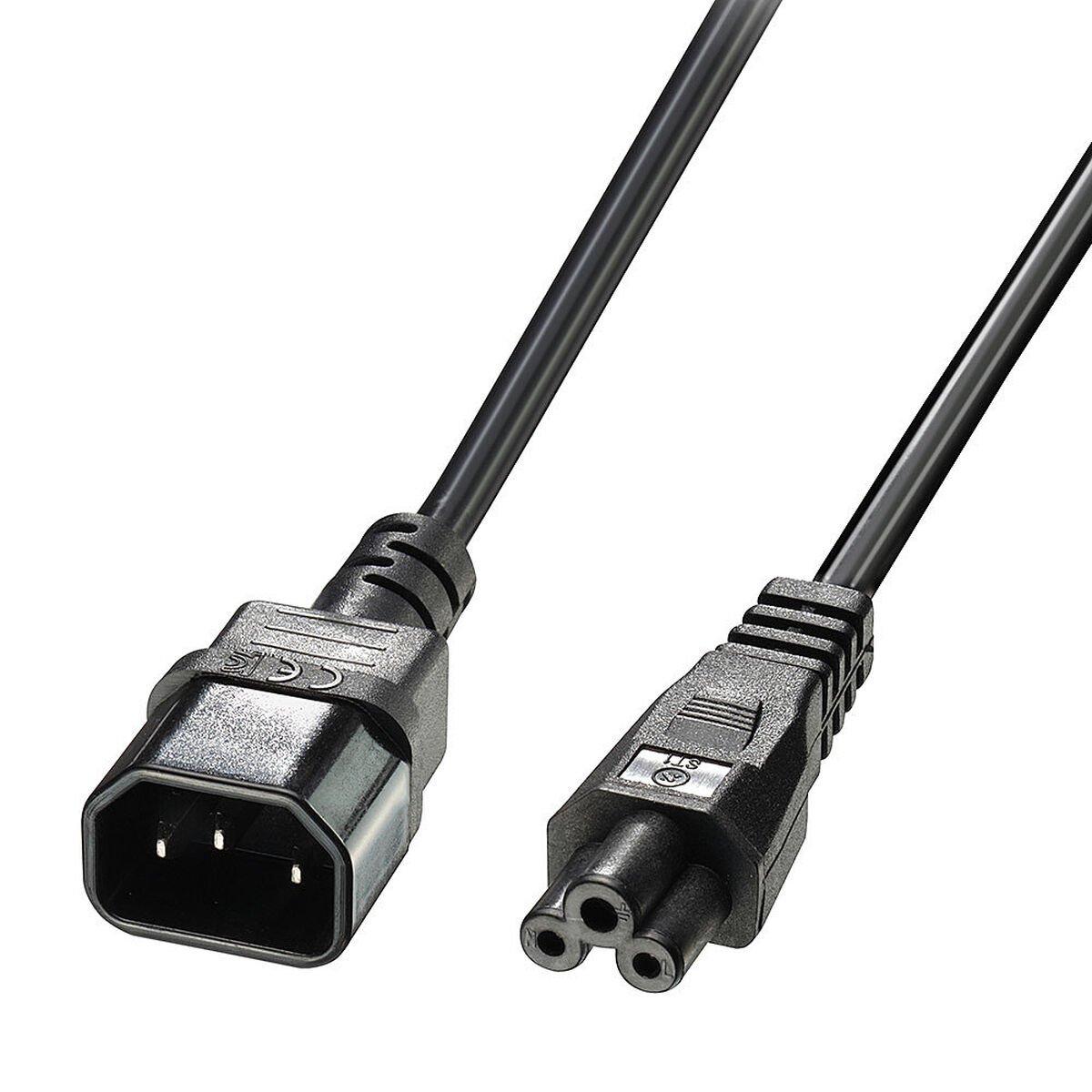 Cable Alimentación C14 C5 LINDY Negro 2 m