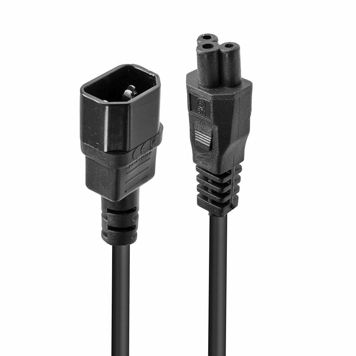 Cable Alimentación C14 C5 LINDY Negro 3 m