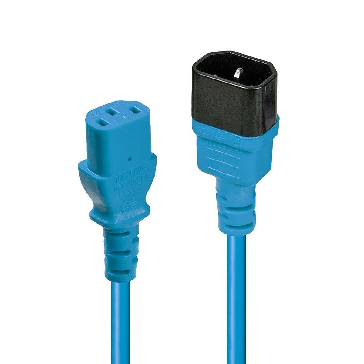 Cable Alimentación C14 C13 LINDY Azul 5 m 50 cm