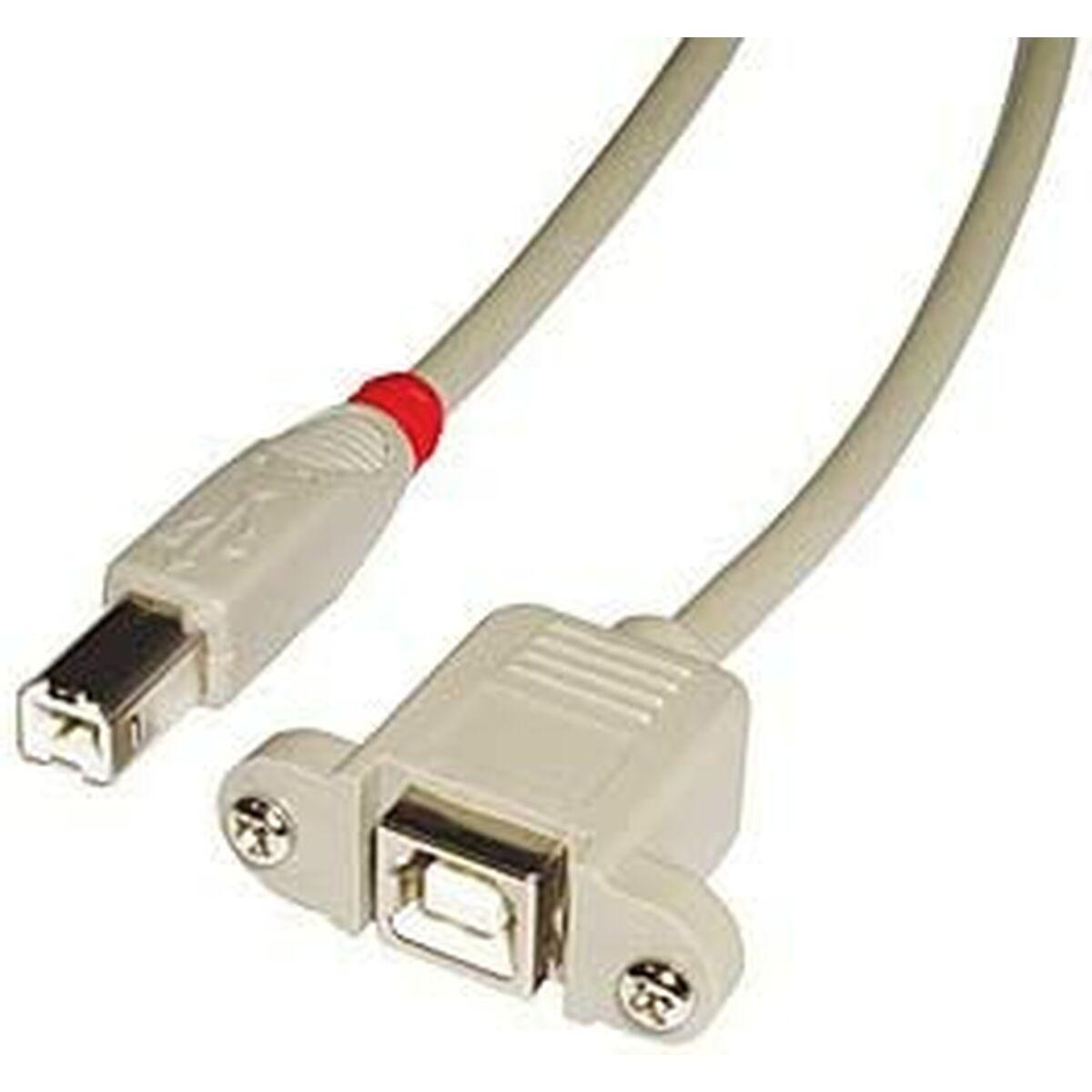 Cable USB LINDY 50 cm Gris