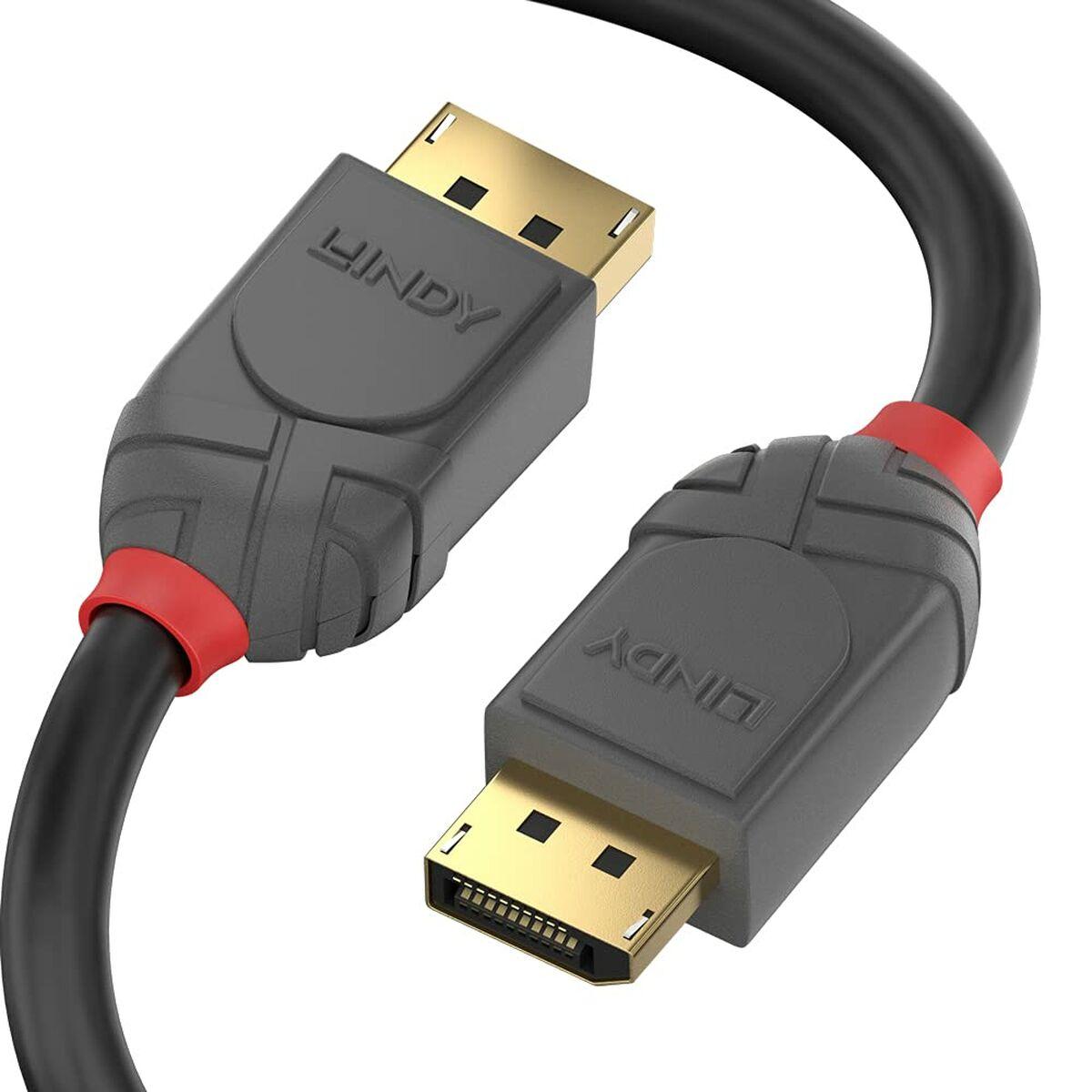 Cable DisplayPort LINDY 15 m Negro