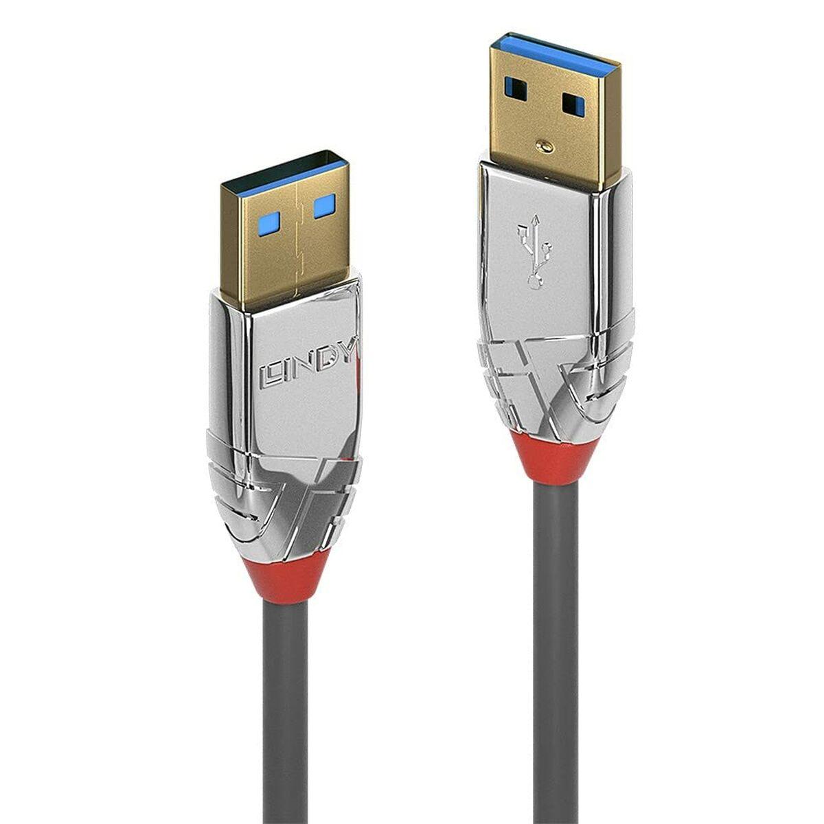 Cable USB LINDY 3 m Gris