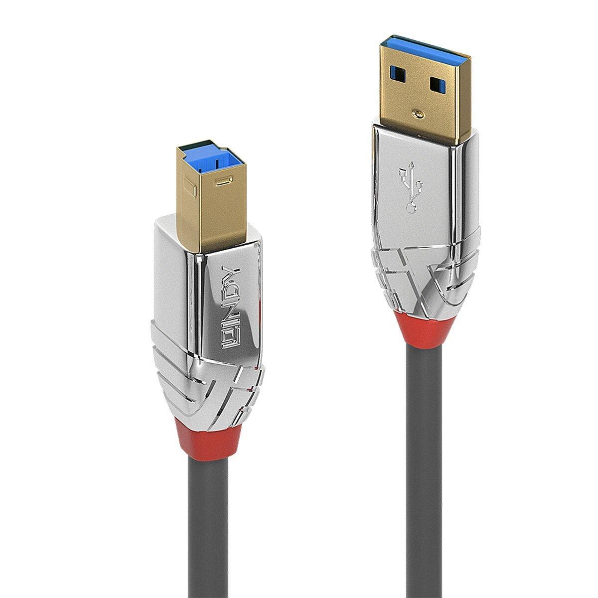 Cable USB A a USB B LINDY Negro 5 m