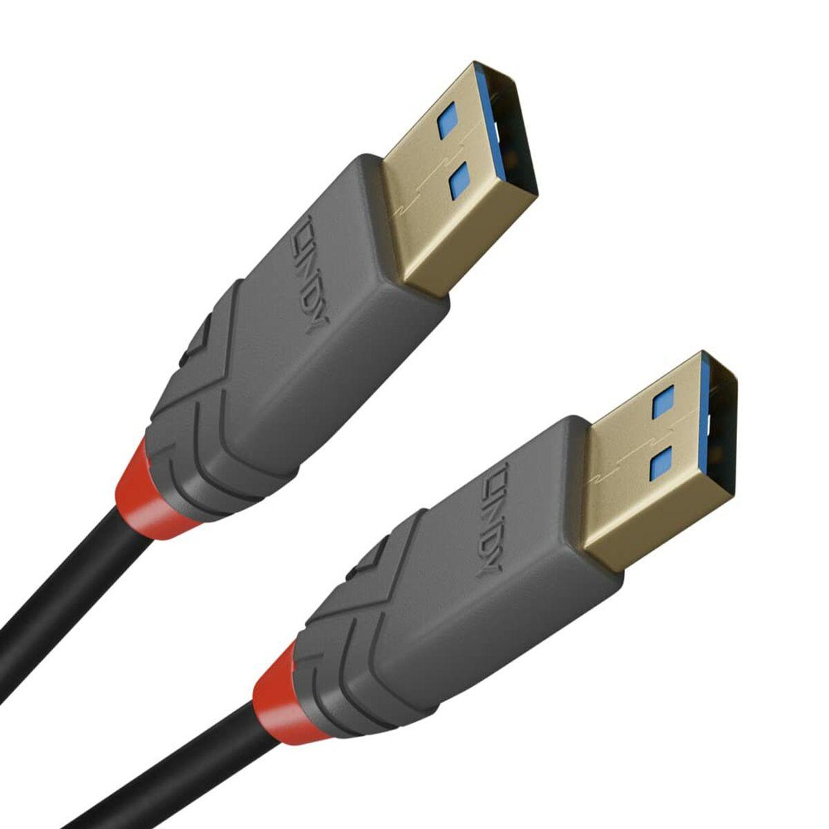 Cable USB LINDY Negro 2 m