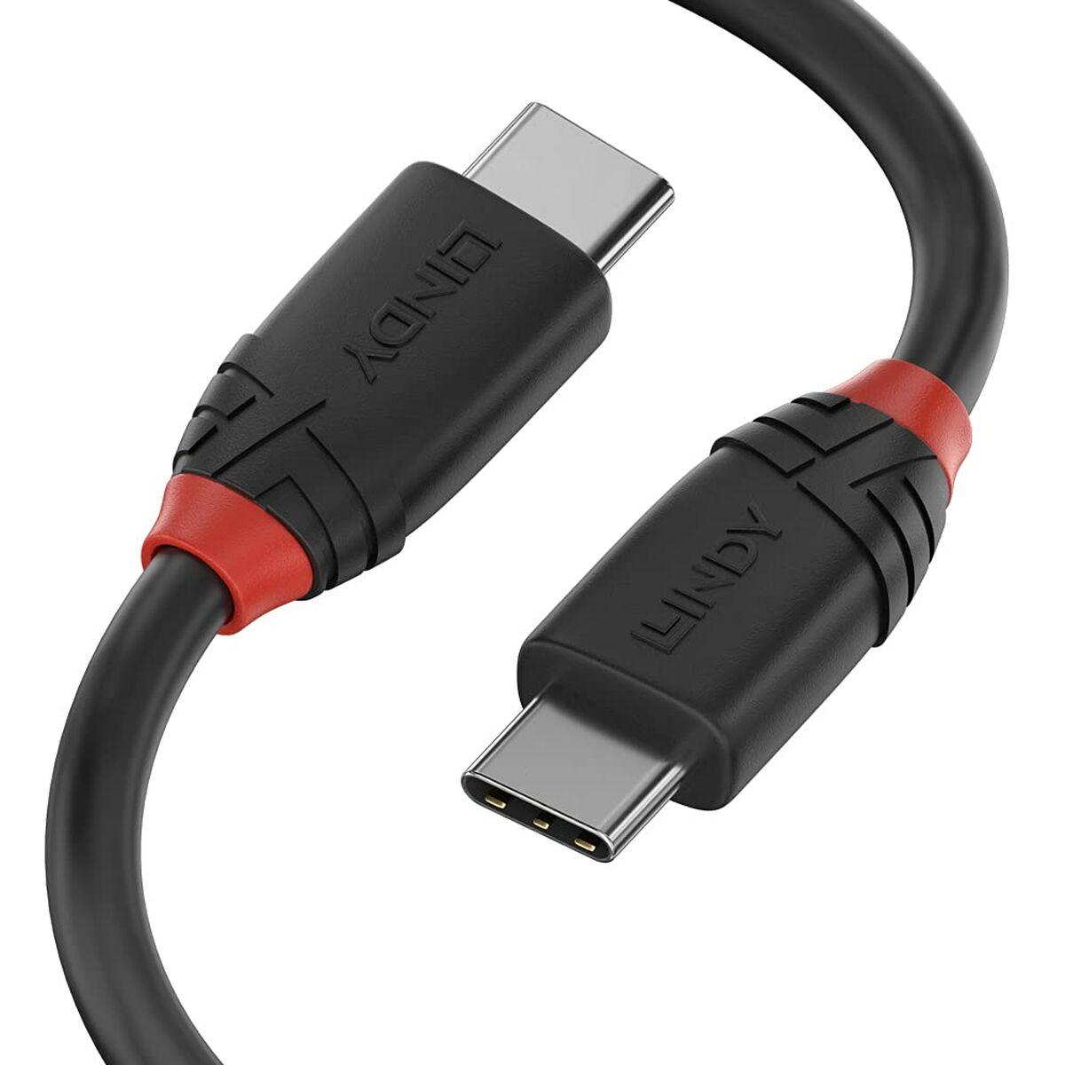 Cable USB-C LINDY 50 cm Negro