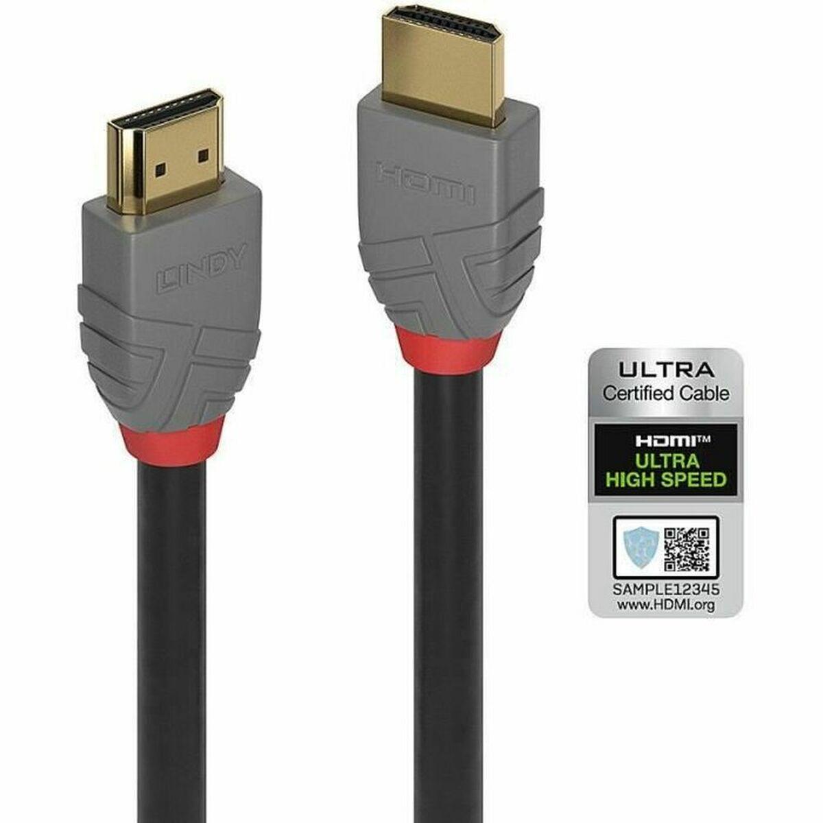 Cable HDMI LINDY 3 m Negro