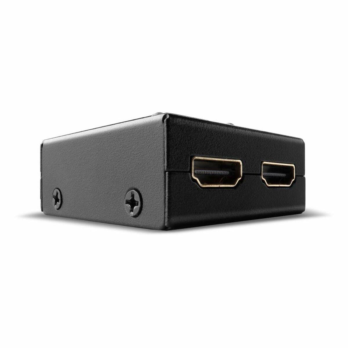 Adaptador HDMI a 2 x HDMI LINDY Negro
