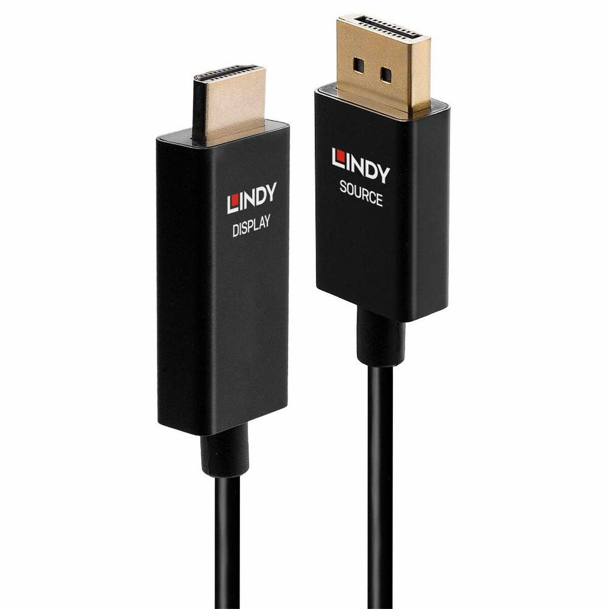 Cable DisplayPort a HDMI LINDY Negro 1 m
