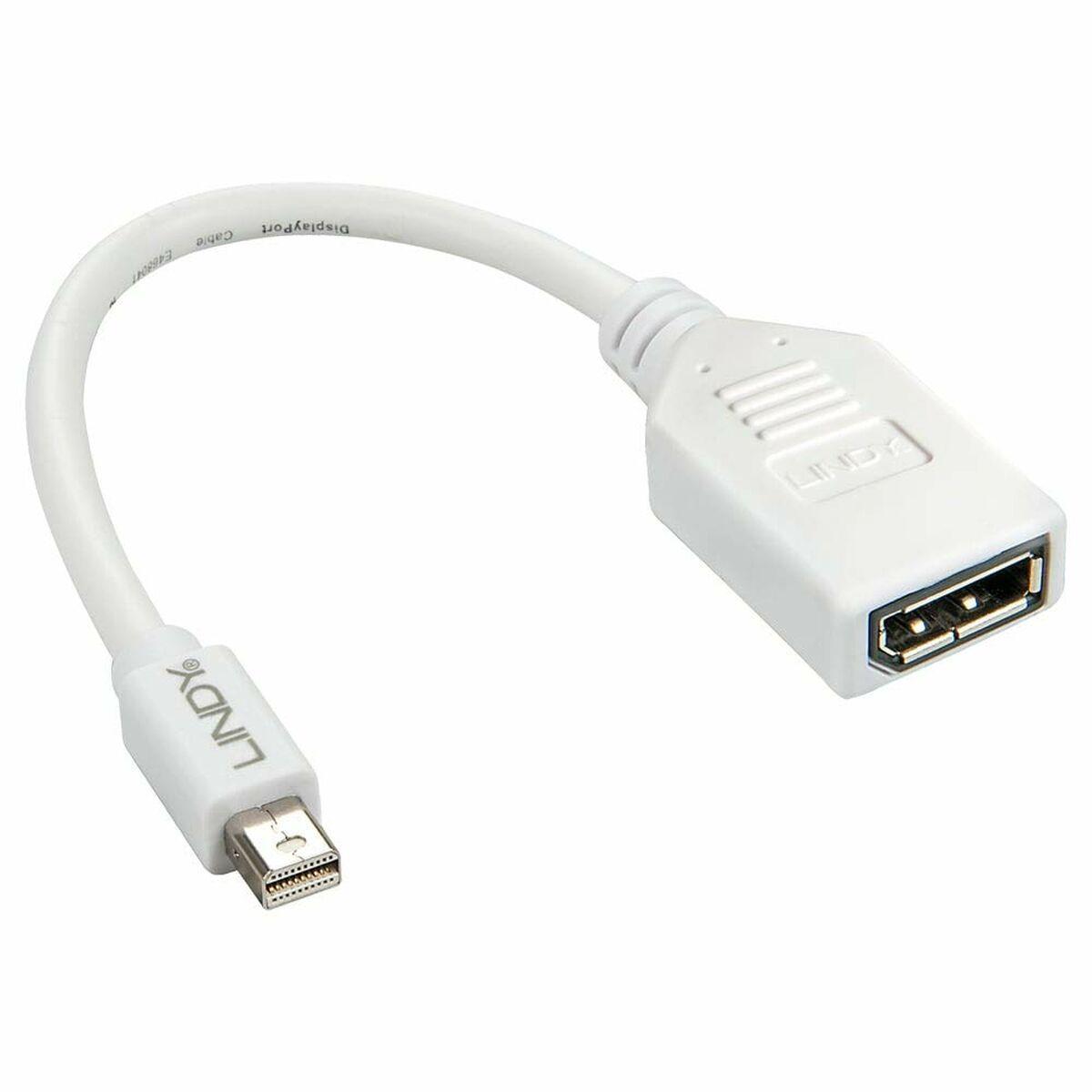 Adaptador Mini DisplayPort a DisplayPort LINDY Blanco 5 m