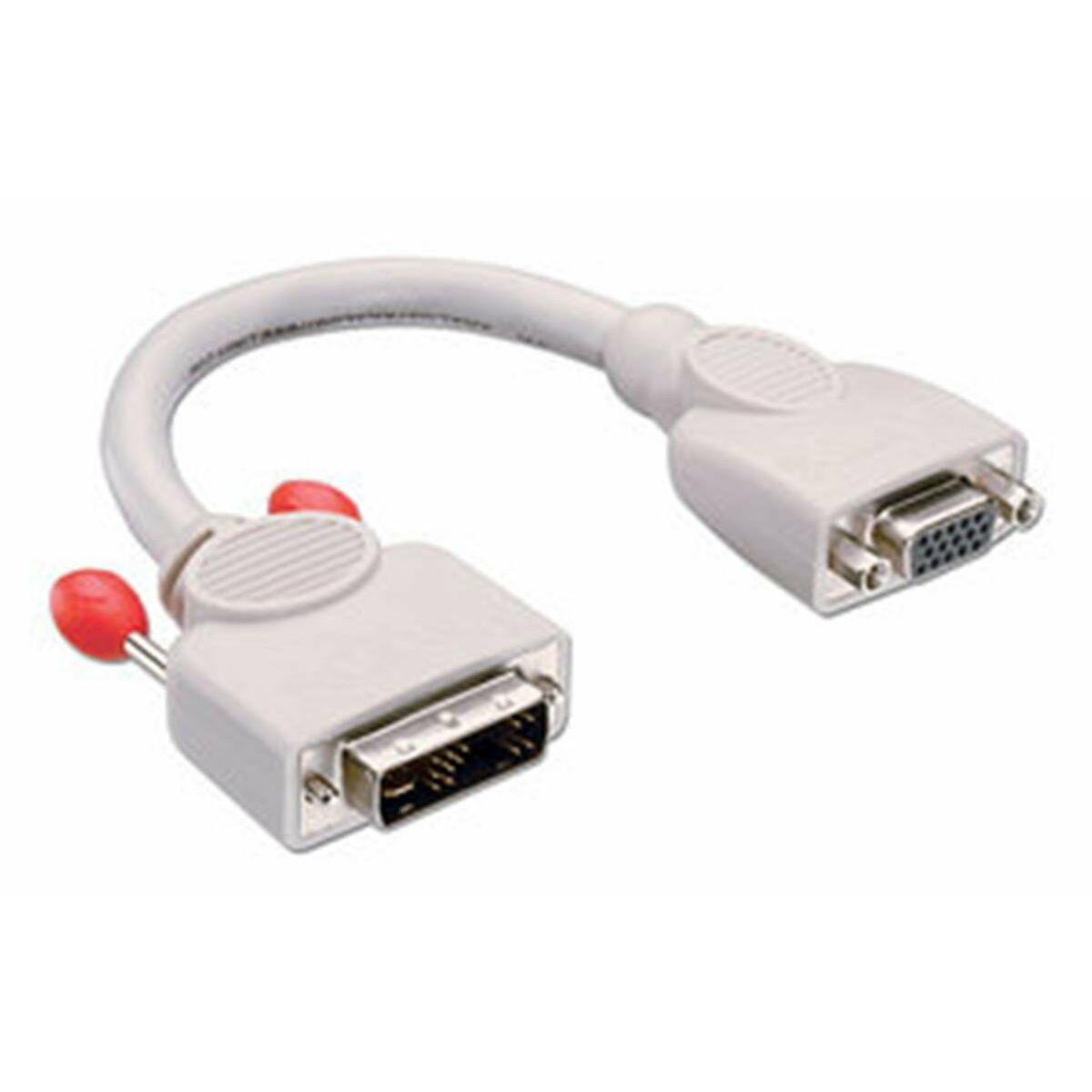 Adaptador DVI LINDY Blanco