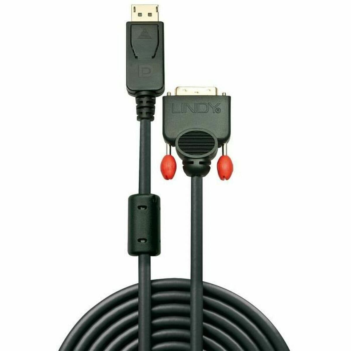 Adaptador DisplayPort a DVI LINDY 1 m Negro noir