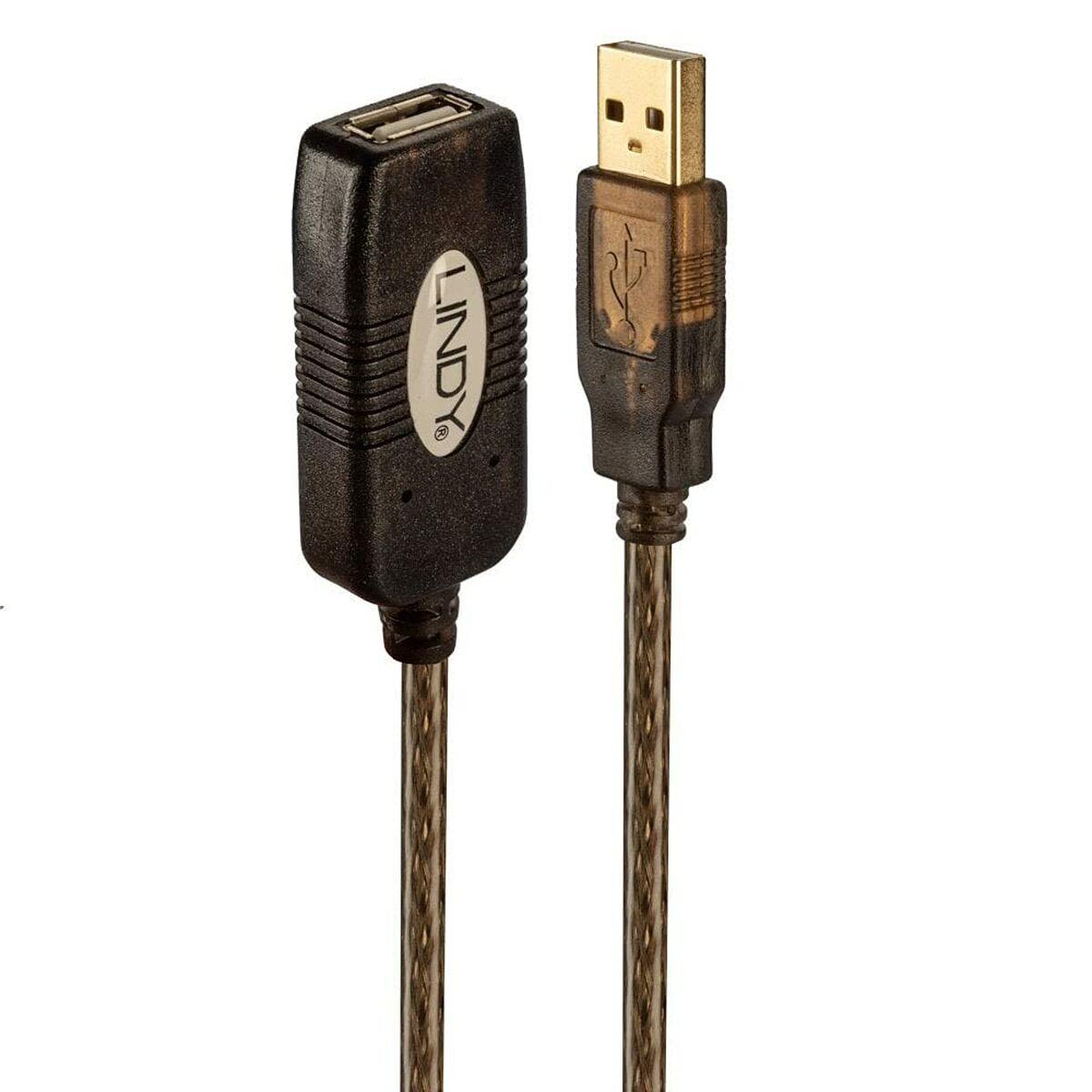 Cable USB LINDY Negro 20 m