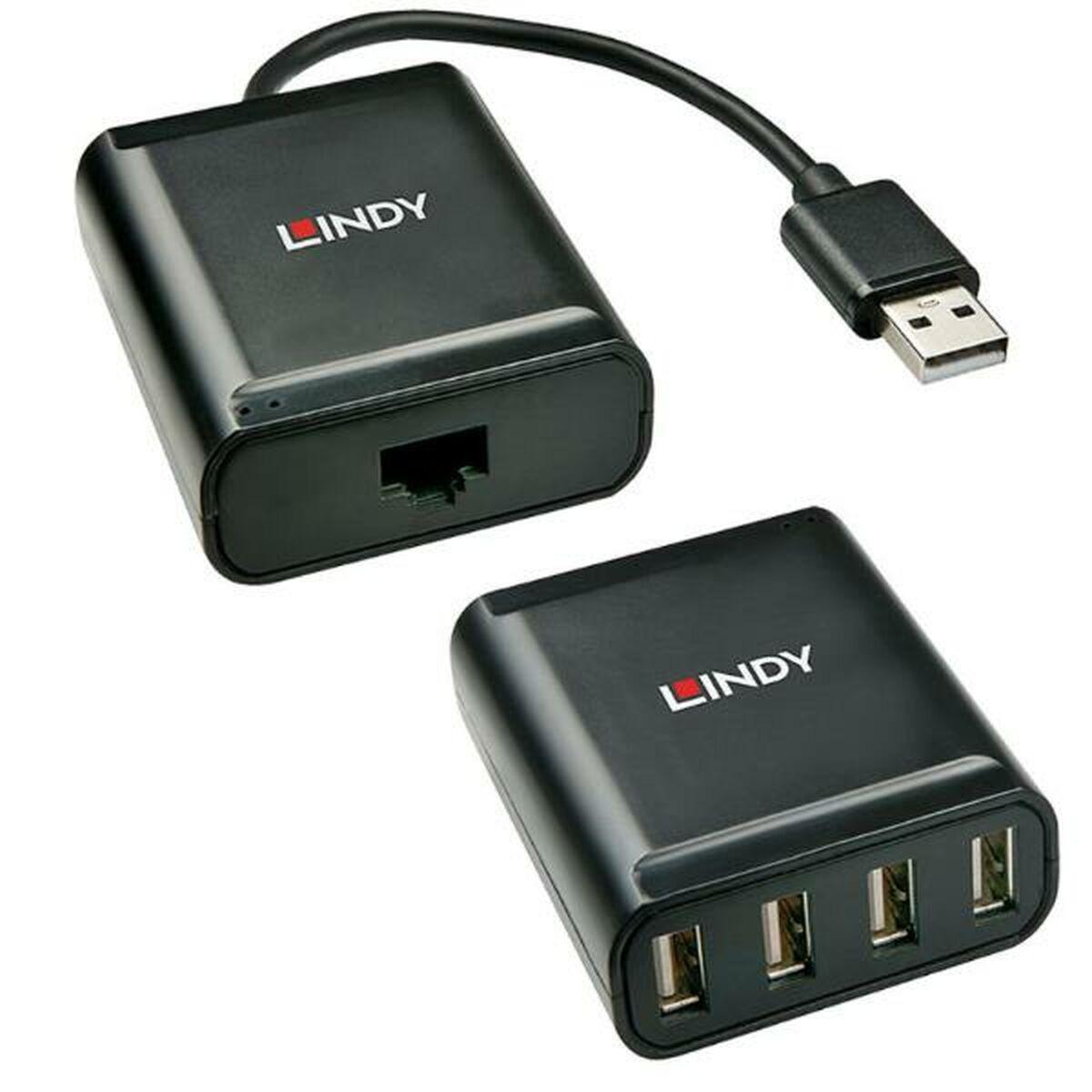 Hub USB LINDY Negro