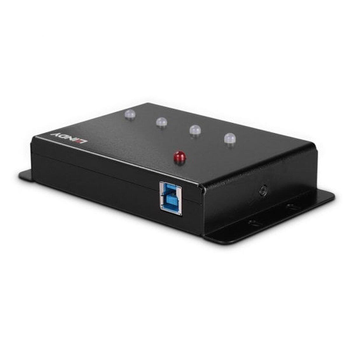 Hub USB LINDY Negro