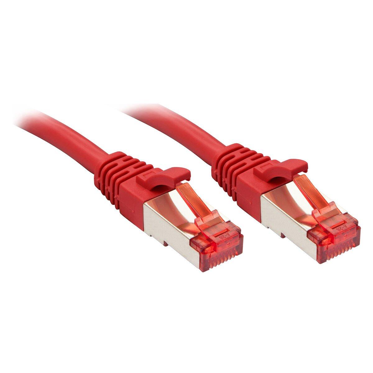 Cable de Red Rígido UTP Categoría 6 LINDY Cat.6 S/FTP, 2m Rojo 2 m (1 unidad)