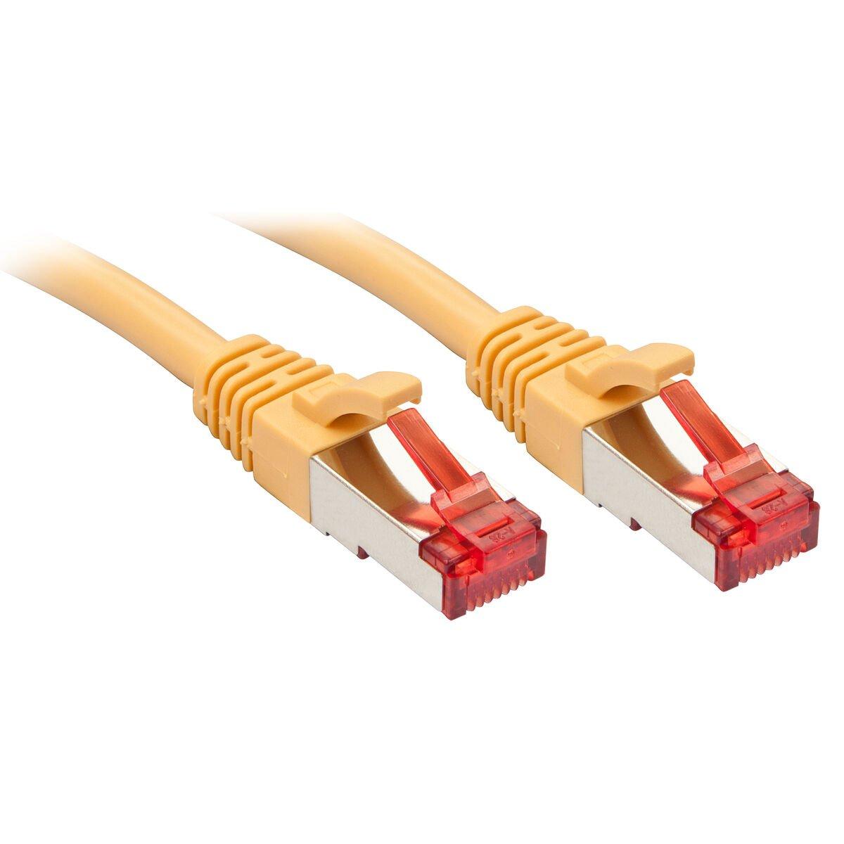Cable de Red Rígido UTP Categoría 6 LINDY Cat.6 S/FTP 1.5m Amarillo 1,5 m (1 unidad)
