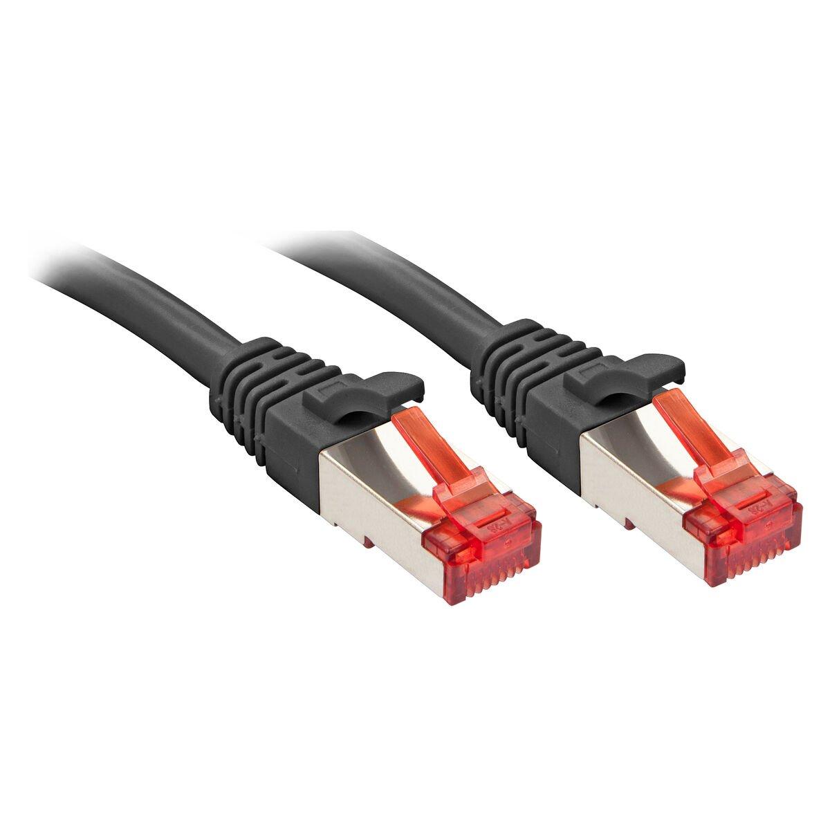 Cable de Red Rígido UTP Categoría 6 LINDY Rj45/Rj45 Cat6 1m Negro 1 m (1 unidad)