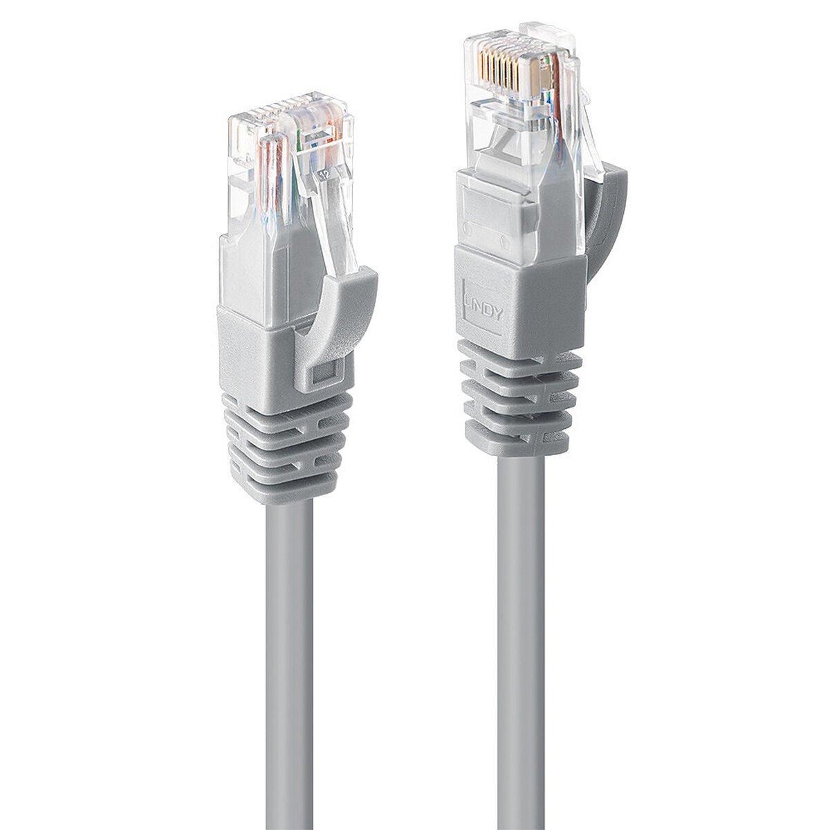 Cable de Red Rígido UTP Categoría 6 LINDY Gris 3 m (1 unidad)