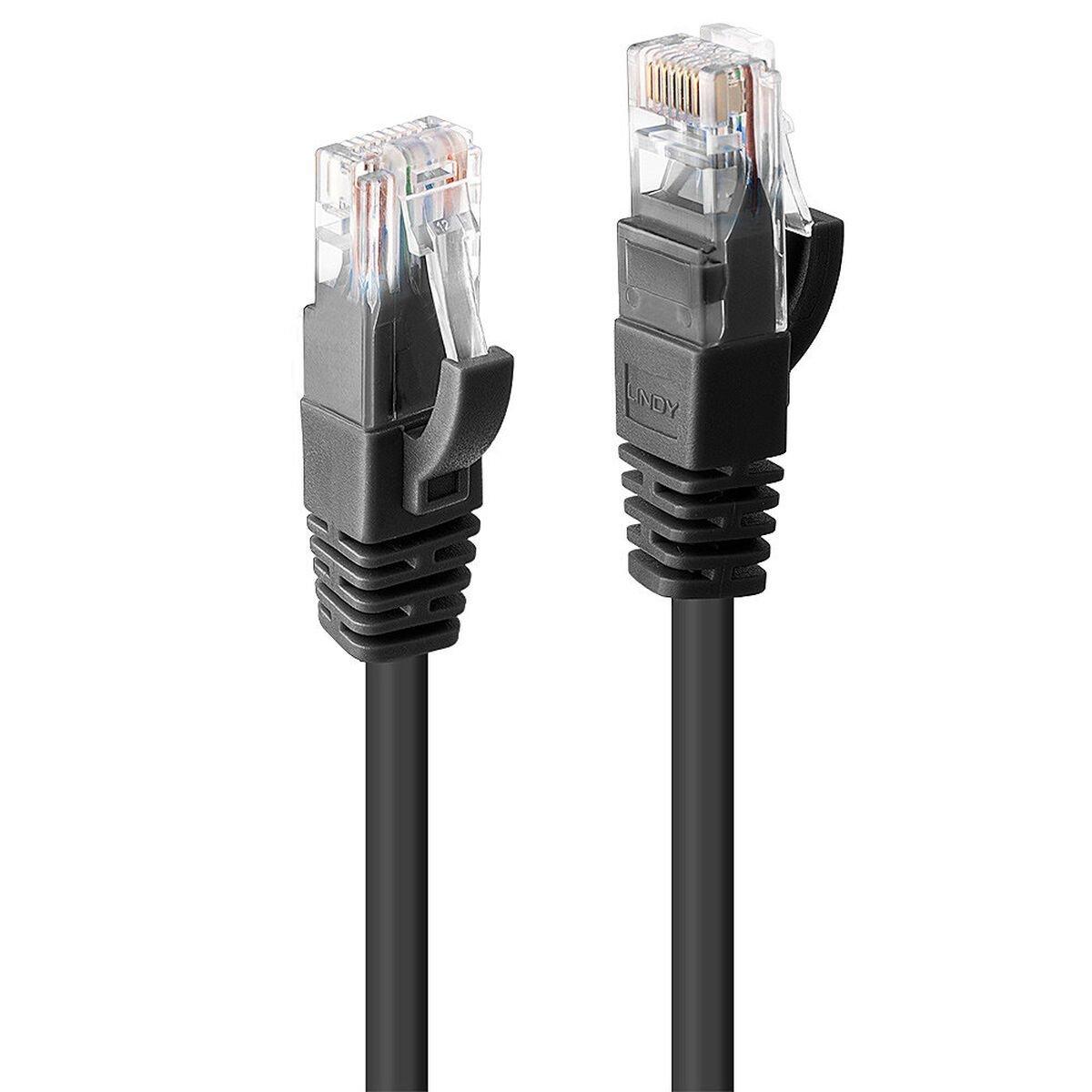 Cable de Red Rígido UTP Categoría 6 LINDY Negro 2 m (1 unidad)
