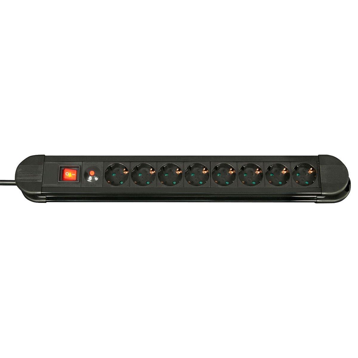 Regleta Enchufes 8 Tomas con Interruptor LINDY Negro 3500 W 1,4 m