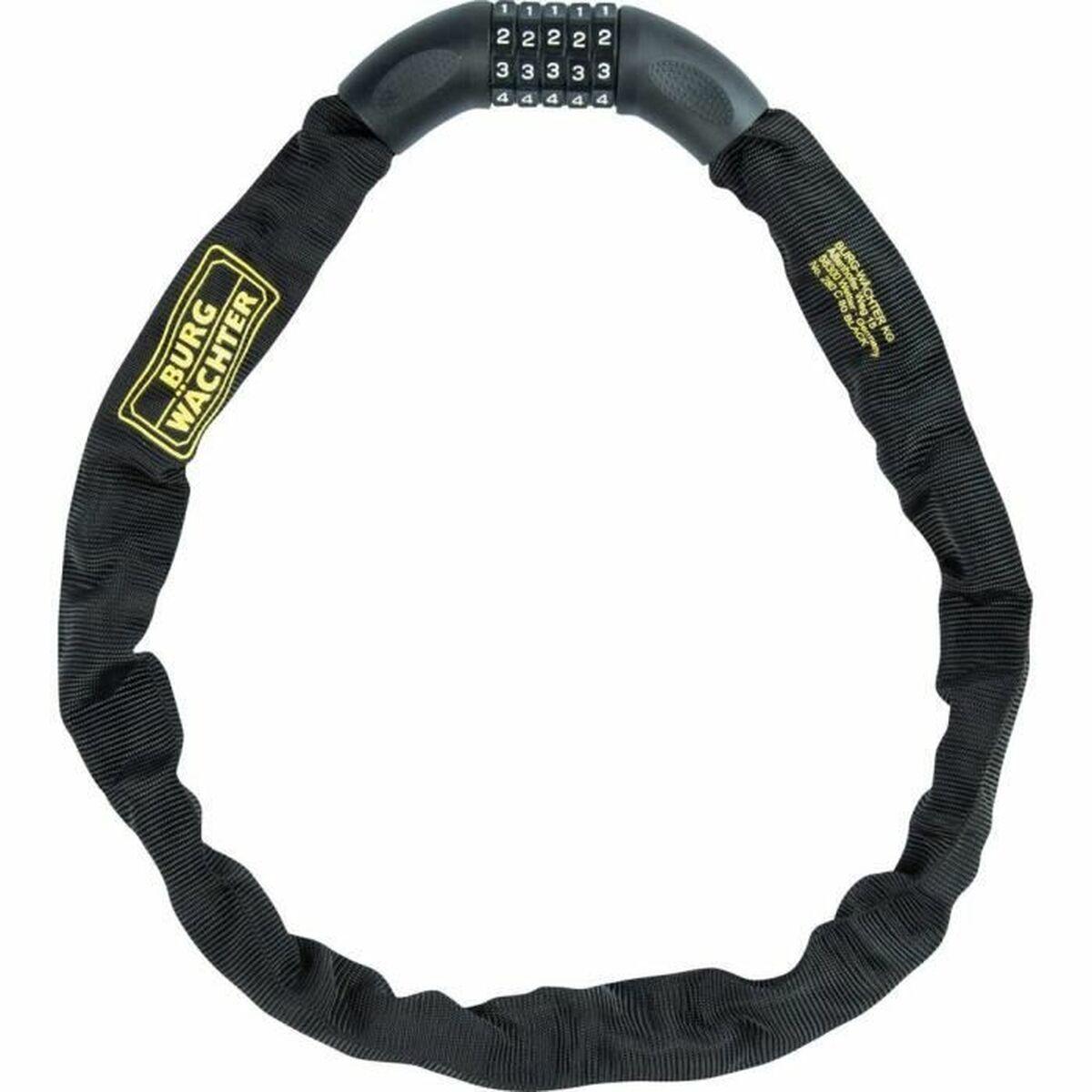 Candado de llave Burg-Wachter 280 C 90 BLACK Acero Redondo
