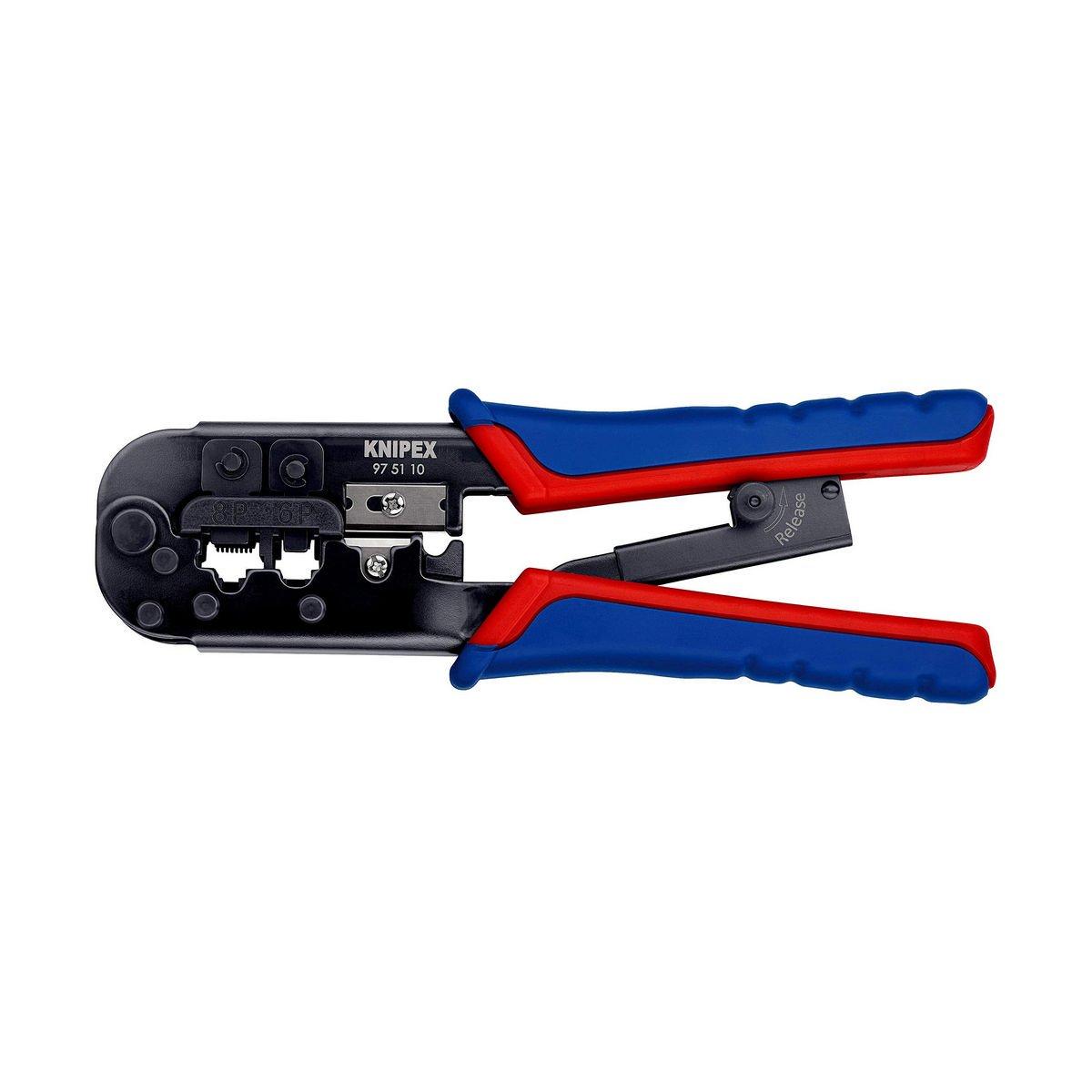Crimpadora Knipex 70 x 18 x 190 mm Cables y conectores (1 unidad)