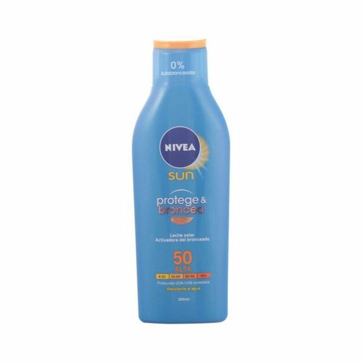 Leche Solar Nivea Sun Broncea Spf 50 200 ml