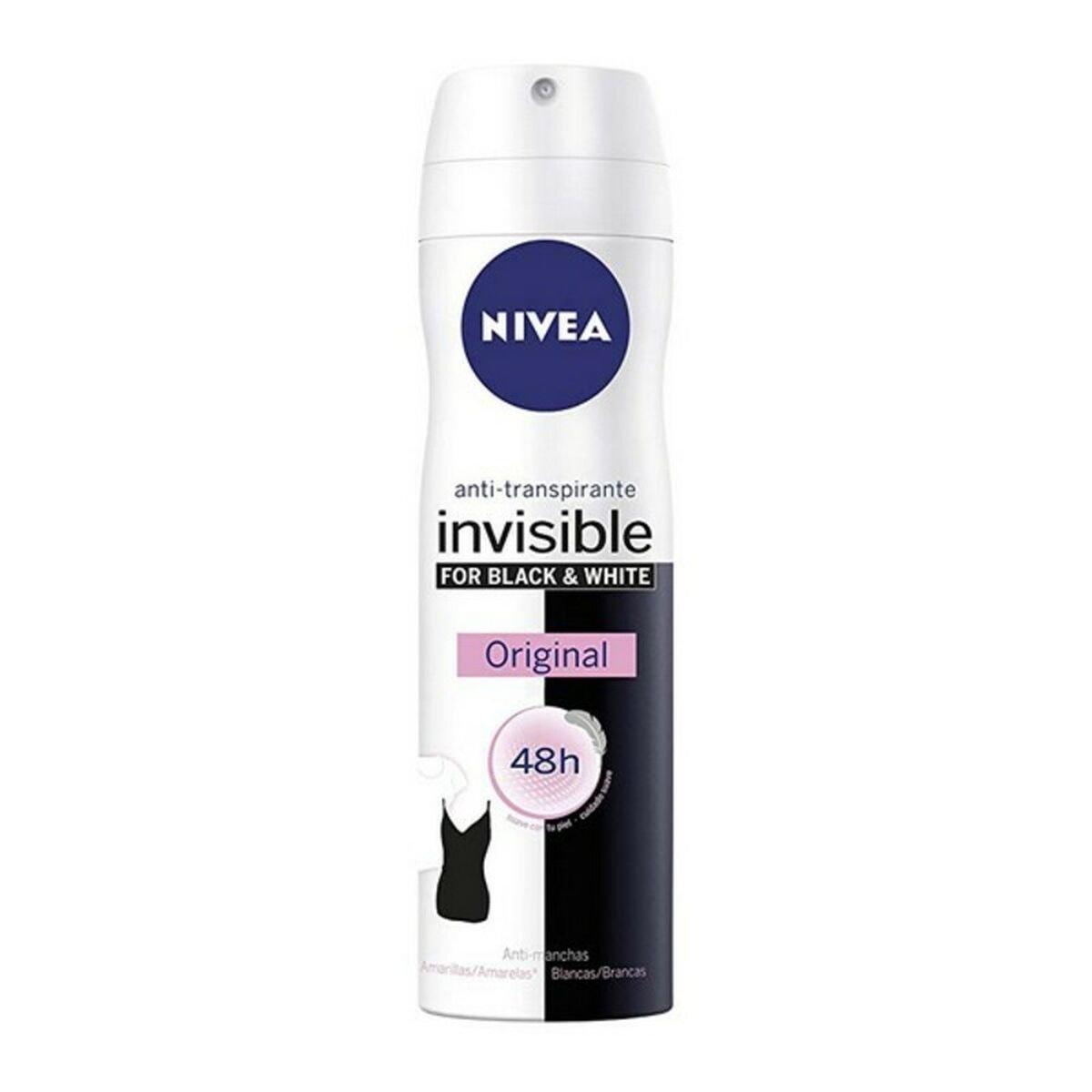 Desodorante en Spray Nivea Black White Invisible 200 ml