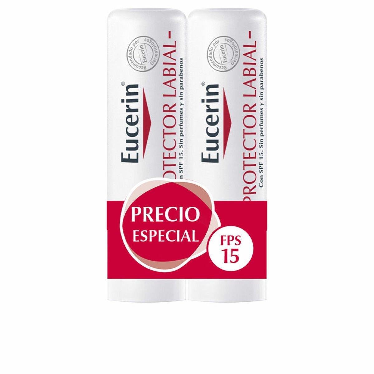 Protector Labial Eucerin Protector Labial Lote Spf 15 4,8 g Pack 2 Unidades