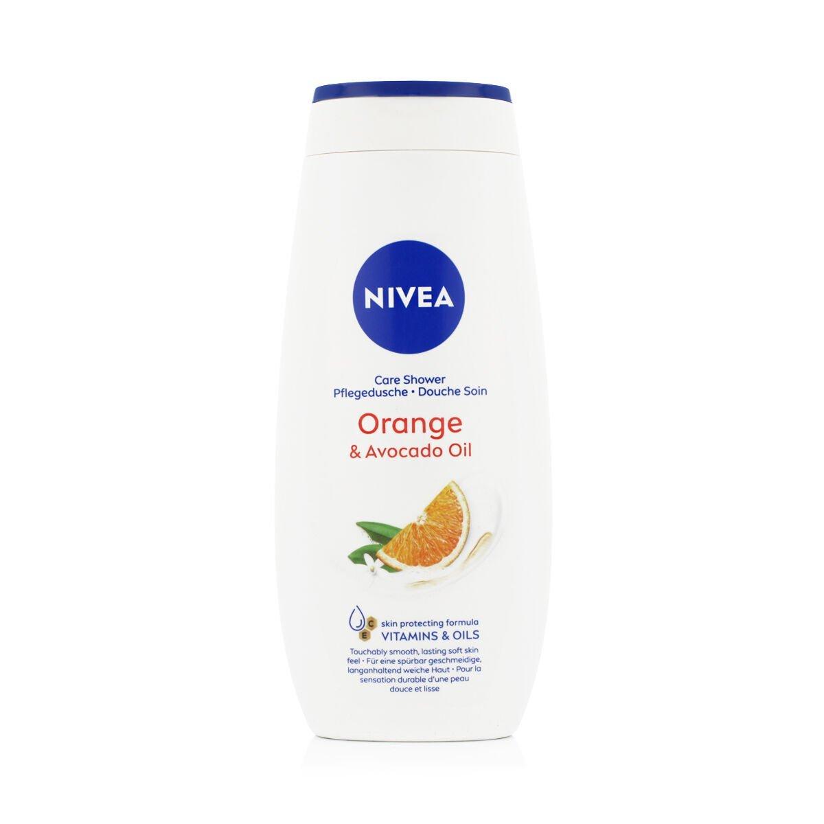 Crema de Ducha Nivea Care 250 ml Naranja Aceite de aguacate