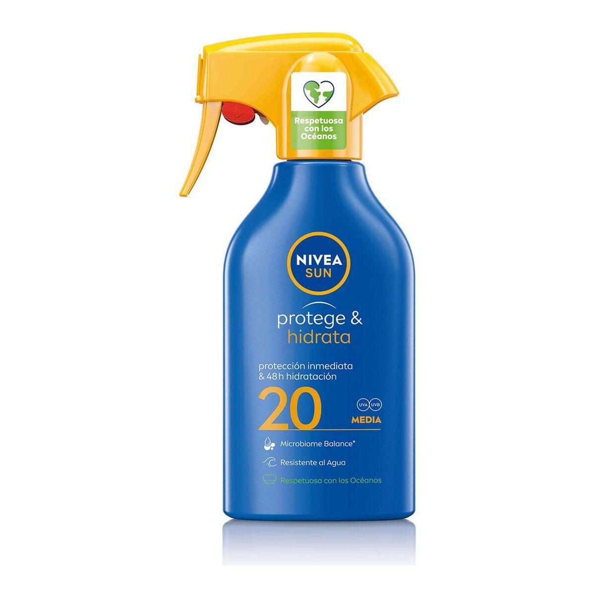 Spray Protector Solar Nivea Sun Hidrata Spf 20 270 ml Bronceador