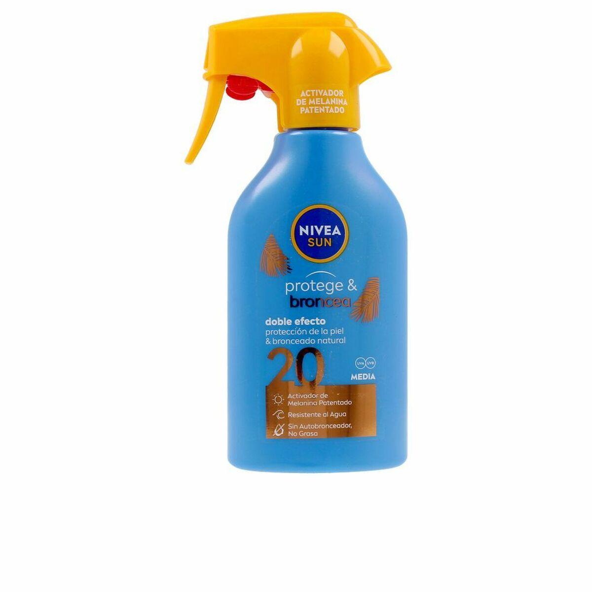 Protector Solar Corporal en Spray Nivea Sun Broncea Spf 20 270 ml