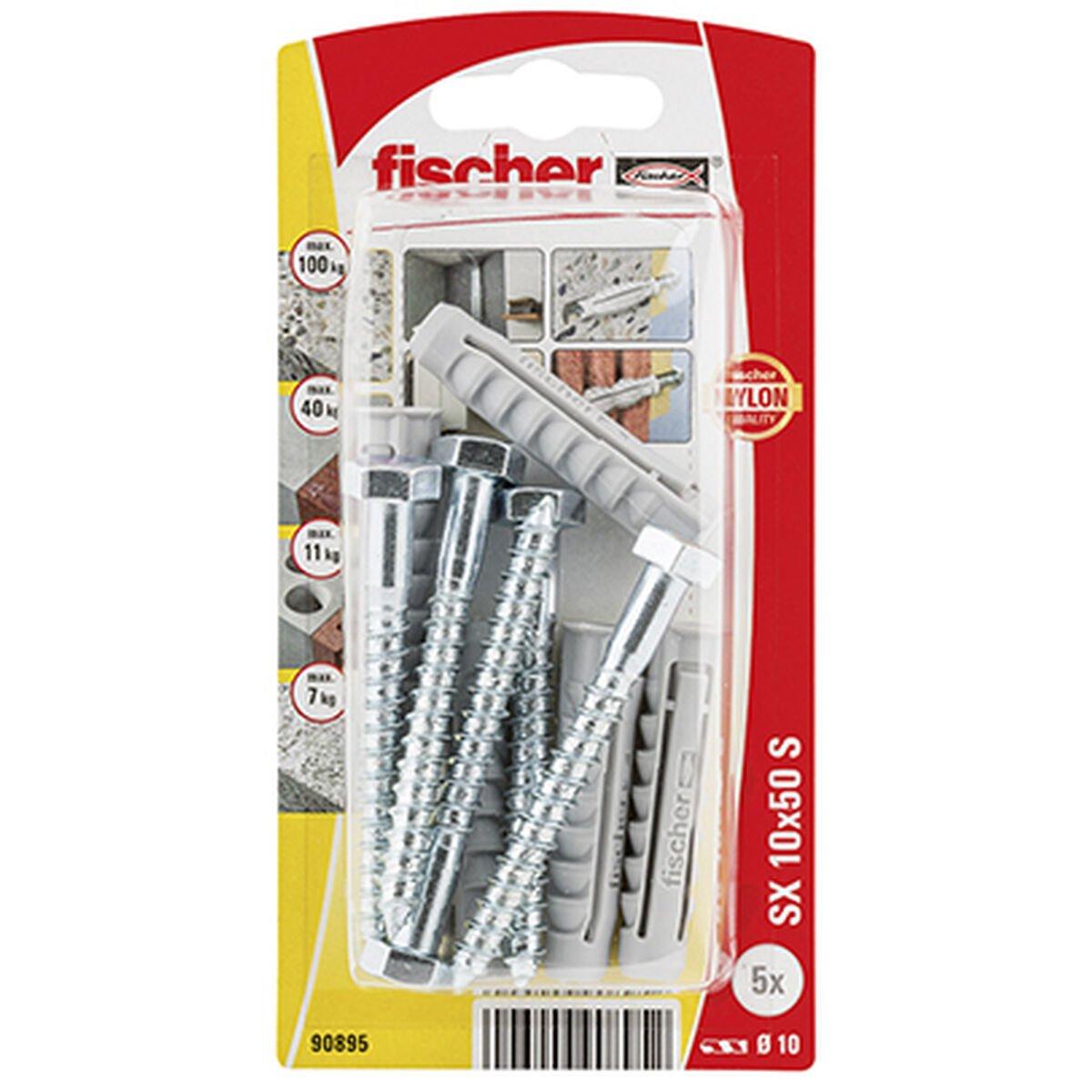 Tacos y tornillos Fischer (5 Unidades)