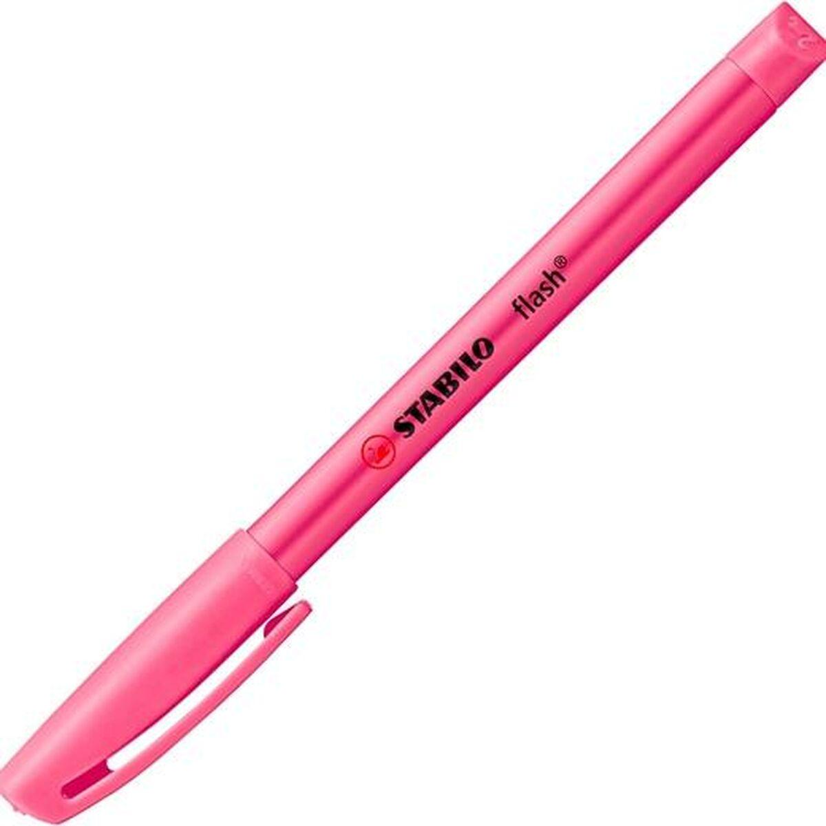 Marcador Fluorescente Stabilo Flash Rosa 10 Unidades