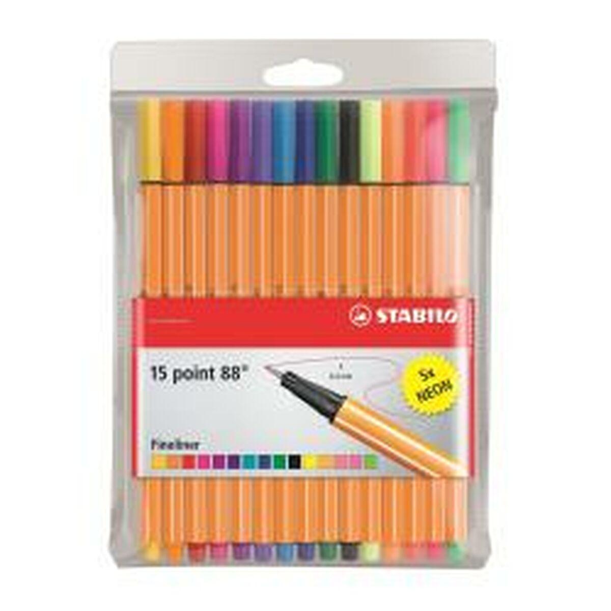 Set de Rotuladores Stabilo 8815-1 Multicolor (15 Piezas)