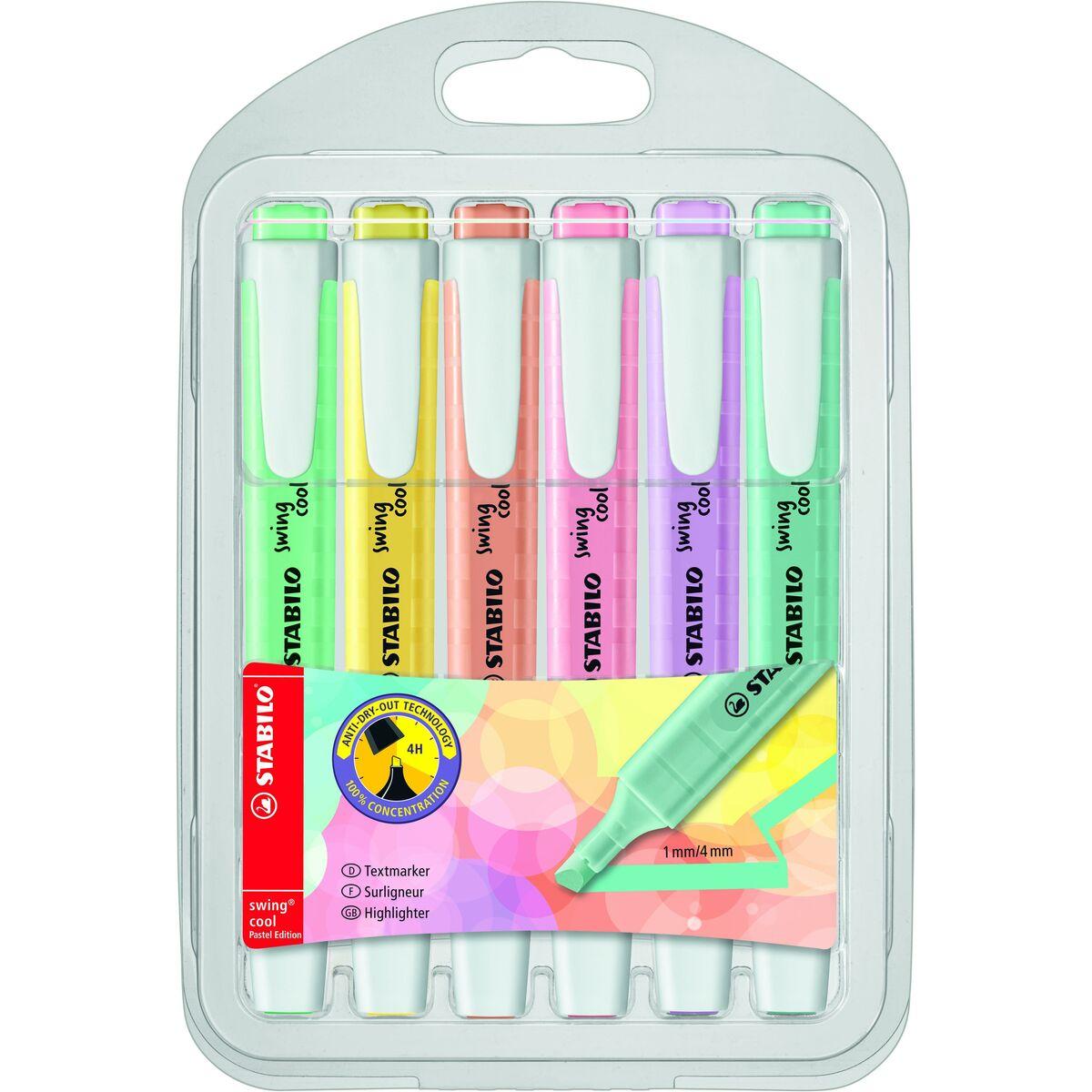 Set de Marcadores Fluorescentes Stabilo 275/6-08 Multicolor (6 Unidades)