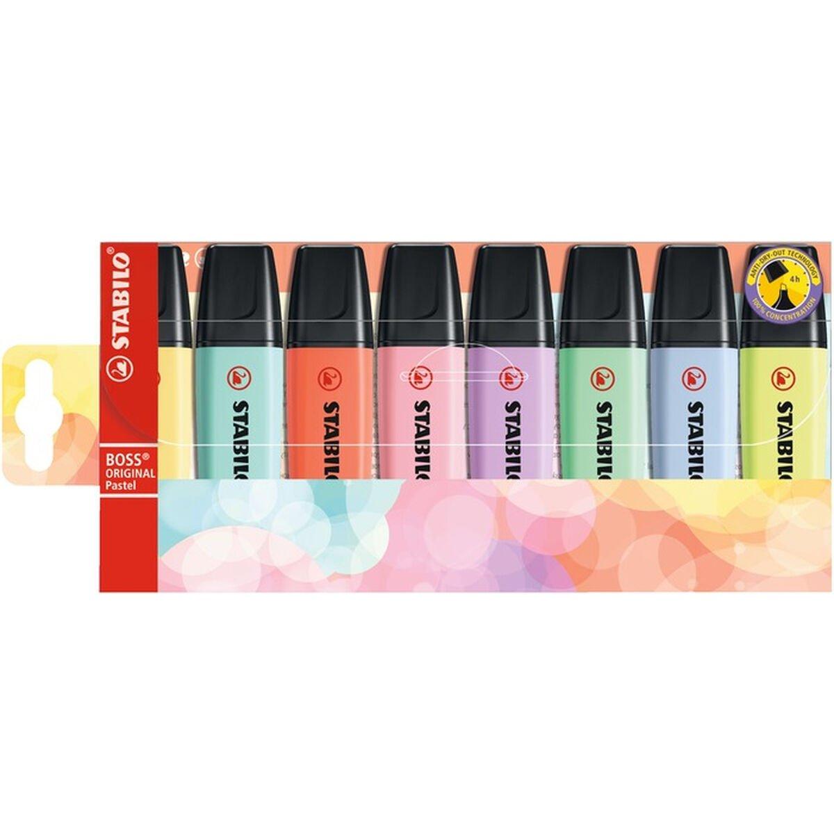 Set de Marcadores Fluorescentes Stabilo 70/8-3 Multicolor 8 Piezas