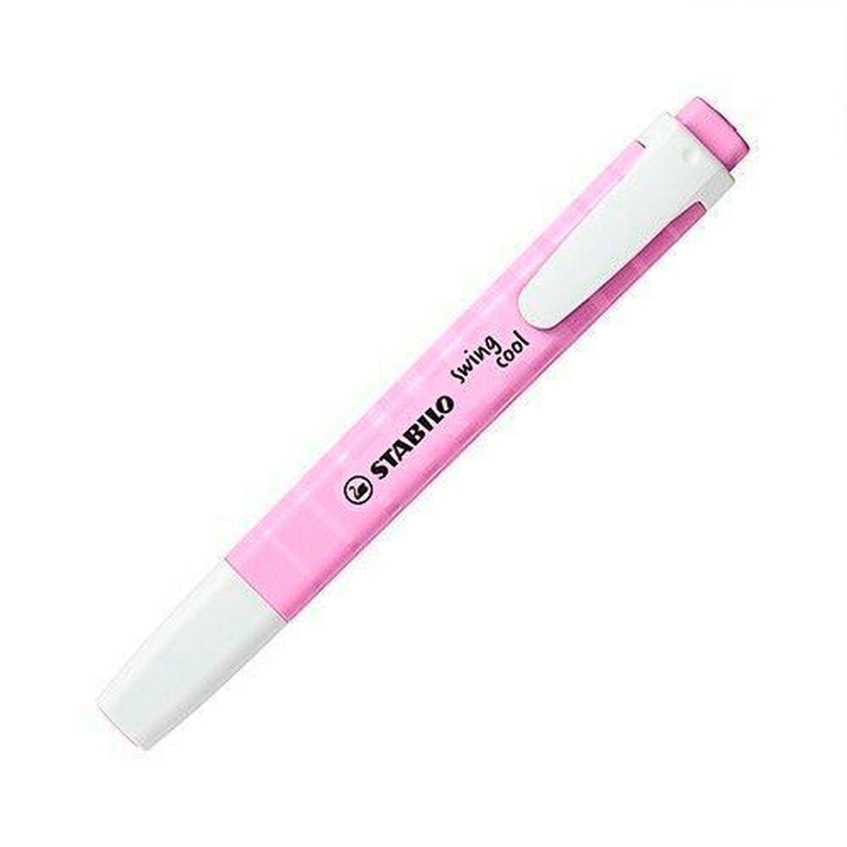 Marcador Fluorescente Stabilo Swing Cool Fucsia 10 Piezas